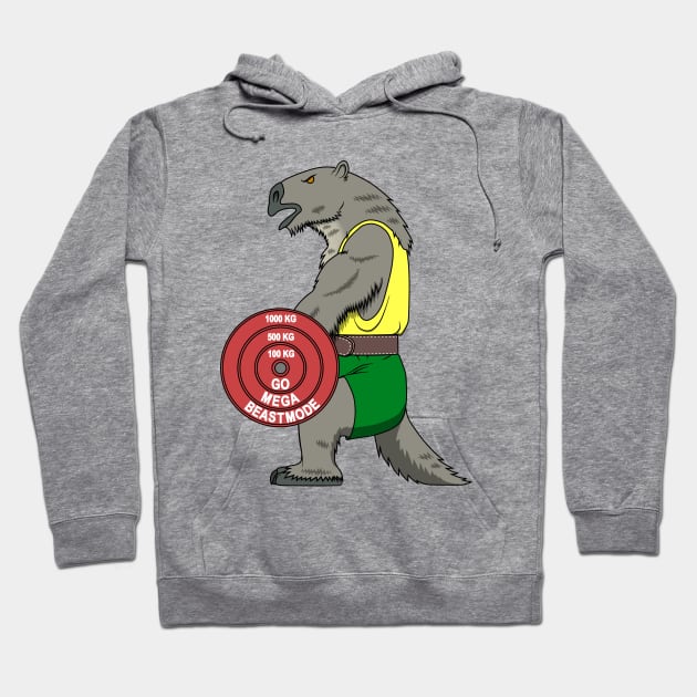 Go Mega(therium)BeastMode Hoodie by SaltyCoty